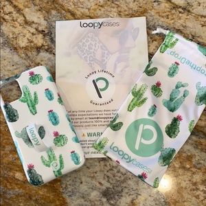 iPhone 11 Loopy Case- brand new, Matte Cactus